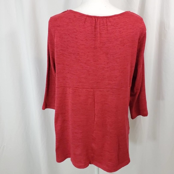 Live and Let Live Woman Beaded Top Sz 2X - Picture 2 of 7